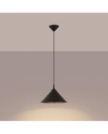 Lampa wisząca ZUMA czarna Sollux SL.1326