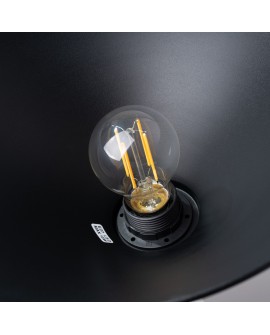 Lampa wisząca ZUMA czarna Sollux SL.1326