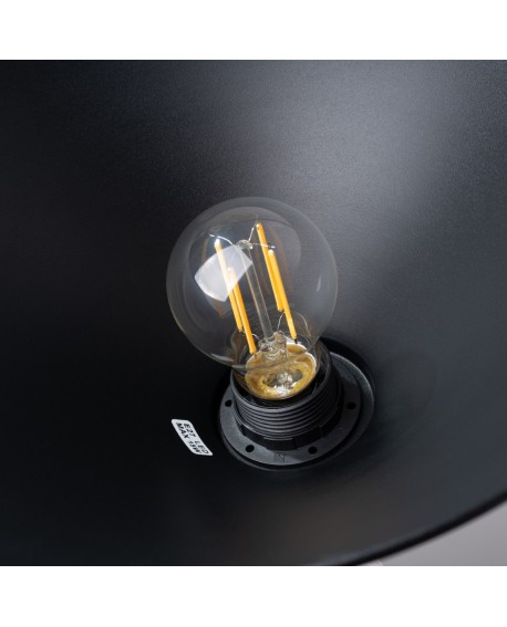 Lampa wisząca ZUMA czarna Sollux SL.1326