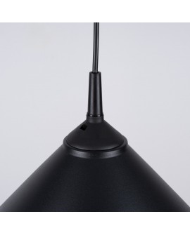 Lampa wisząca ZUMA czarna Sollux SL.1326