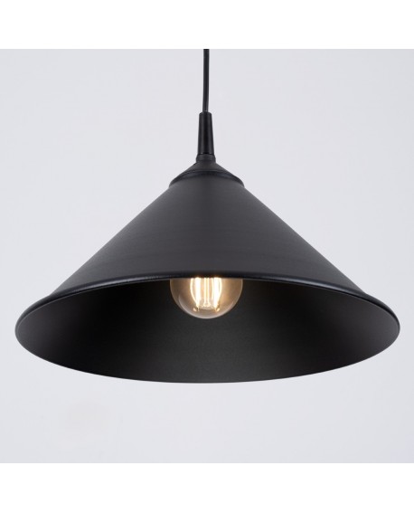 Lampa wisząca ZUMA czarna Sollux SL.1326
