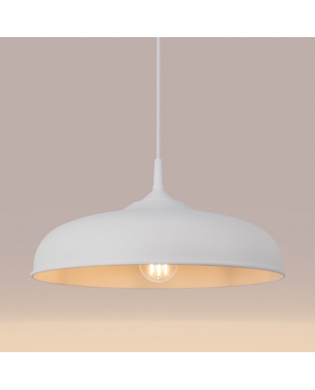 Lampa wisząca GINA biała Sollux SL.1329