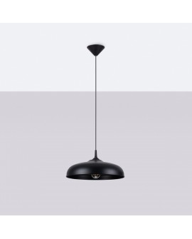 Lampa wisząca GINA czarna Sollux SL.1330