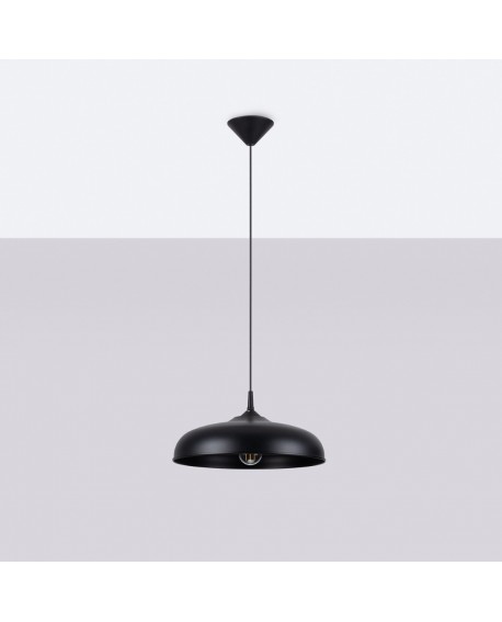 Lampa wisząca GINA czarna Sollux SL.1330