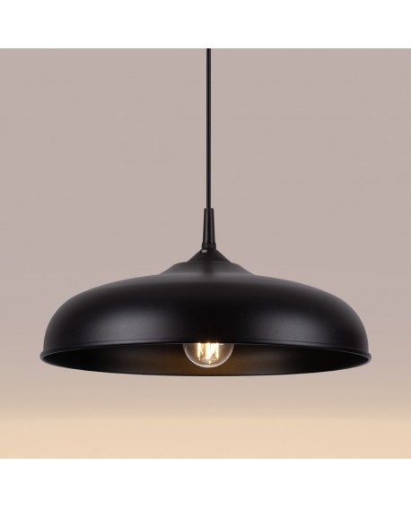 Lampa wisząca GINA czarna Sollux SL.1330