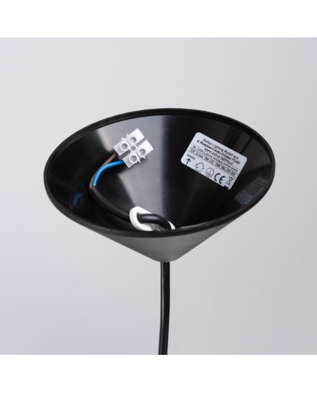 Lampa wisząca GINA czarna Sollux SL.1330