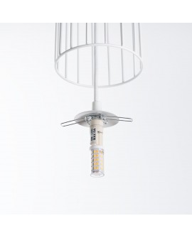 Lampa wisząca BRINA 1 biała Sollux SL.1331