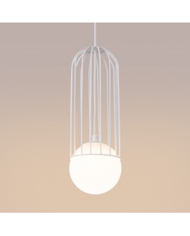 Lampa wisząca BRINA 1 biała Sollux SL.1331