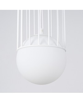 Lampa wisząca BRINA 1 biała Sollux SL.1331