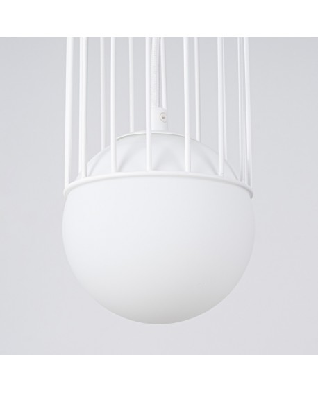 Lampa wisząca BRINA 1 biała Sollux SL.1331