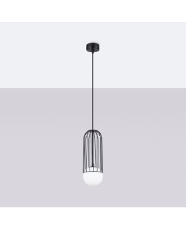 Lampa wisząca BRINA 1 czarna Sollux SL.1332