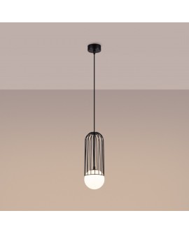 Lampa wisząca BRINA 1 czarna Sollux SL.1332
