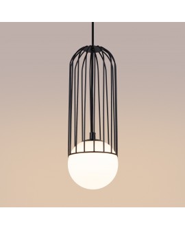 Lampa wisząca BRINA 1 czarna Sollux SL.1332