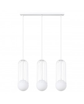 Lampa wisząca BRINA 3L biała Sollux SL.1333