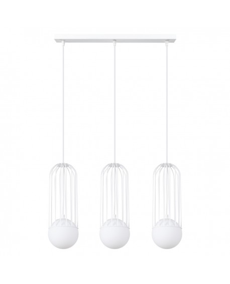 Lampa wisząca BRINA 3L biała Sollux SL.1333