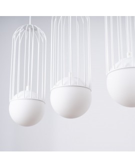 Lampa wisząca BRINA 3L biała Sollux SL.1333