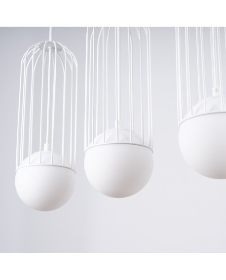 Lampa wisząca BRINA 3L biała Sollux SL.1333