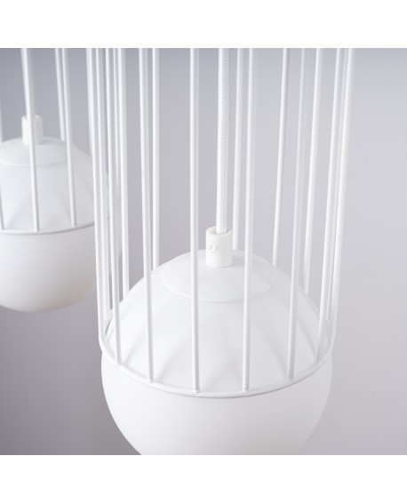 Lampa wisząca BRINA 3L biała Sollux SL.1333