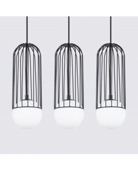 Lampa wisząca BRINA 3L czarna Sollux SL.1334