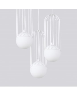 Lampa wisząca BRINA 3P biała Sollux SL.1335