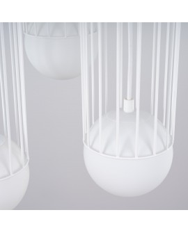 Lampa wisząca BRINA 3P biała Sollux SL.1335