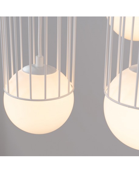 Lampa wisząca BRINA 3P biała Sollux SL.1335