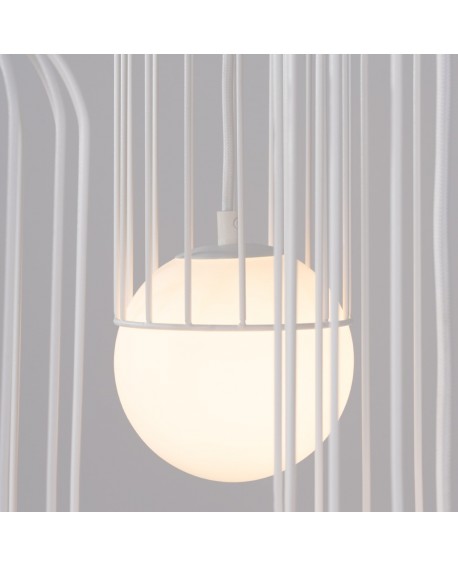 Lampa wisząca BRINA 3P biała Sollux SL.1335