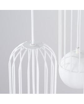 Lampa wisząca BRINA 3P biała Sollux SL.1335