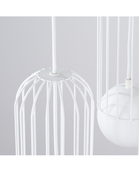 Lampa wisząca BRINA 3P biała Sollux SL.1335