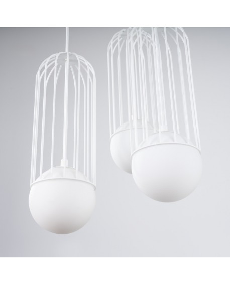 Lampa wisząca BRINA 3P biała Sollux SL.1335