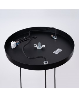 Lampa wisząca BRINA 3P czarna Sollux SL.1336