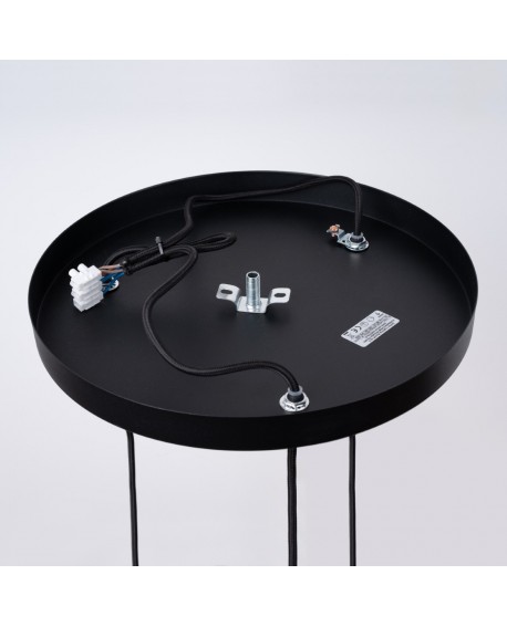 Lampa wisząca BRINA 3P czarna Sollux SL.1336