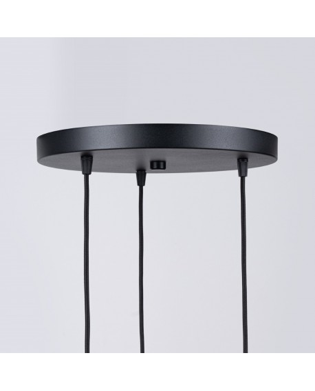 Lampa wisząca BRINA 3P czarna Sollux SL.1336