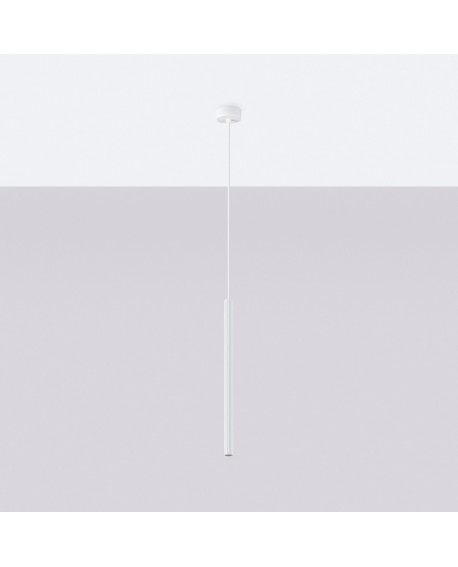 Lampa wisząca ARCHE 1 biała Sollux SL.1337