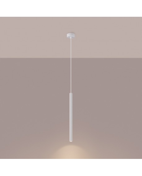 Lampa wisząca ARCHE 1 biała Sollux SL.1337