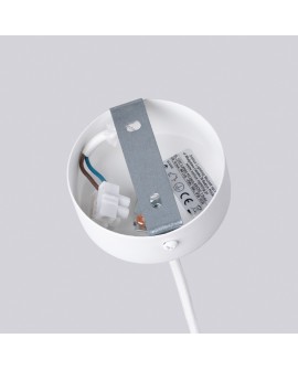 Lampa wisząca ARCHE 1 biała Sollux SL.1337