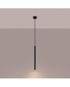 Lampa wisząca ARCHE 1 czarna Sollux SL.1338