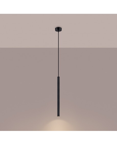 Lampa wisząca ARCHE 1 czarna Sollux SL.1338