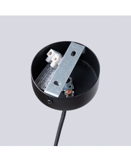 Lampa wisząca ARCHE 1 czarna Sollux SL.1338