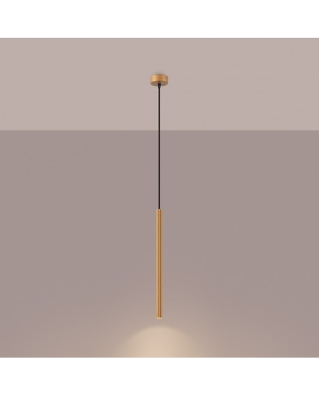 Lampa wisząca ARCHE 1 złota Sollux SL.1339
