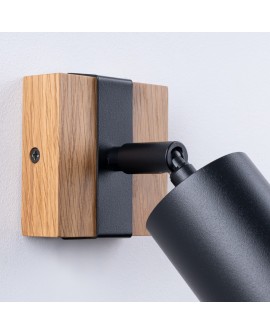 Kinkiet FAGER 1 czarny Sollux SL.1343