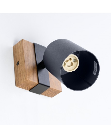 Kinkiet FAGER 1 czarny Sollux SL.1343