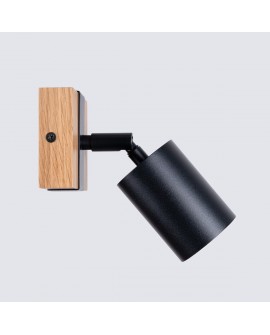 Kinkiet FAGER 1 czarny Sollux SL.1343