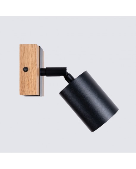 Kinkiet FAGER 1 czarny Sollux SL.1343