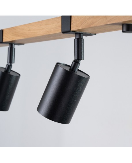 Plafon FAGER 4L czarny Sollux SL.1346