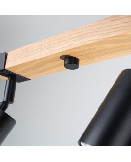 Plafon FAGER 4L czarny Sollux SL.1346