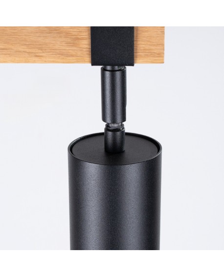 Plafon FAGER 4L czarny Sollux SL.1346