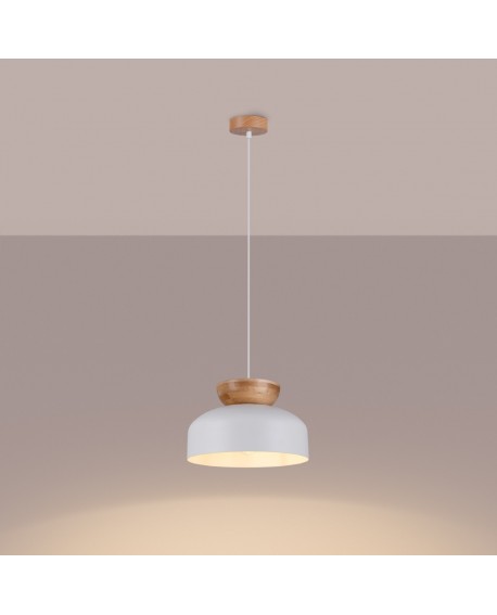 Lampa wisząca MARION biała Sollux SL.1350