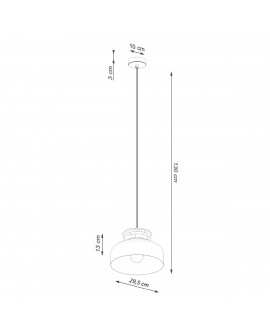 Lampa wisząca MARION biała Sollux SL.1350