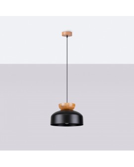 Lampa wisząca MARION czarna Sollux SL.1351